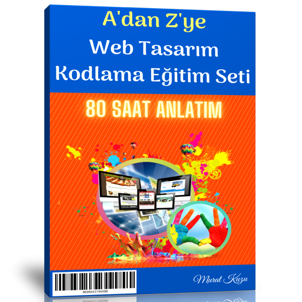 Adan Zye Web Tasarım Ve Kodlama Eğitim Seti (80 Saatlik 5 Süper Set) - Enine Boyuna Eğitim - Enine Boyuna Eğitim - Image 1