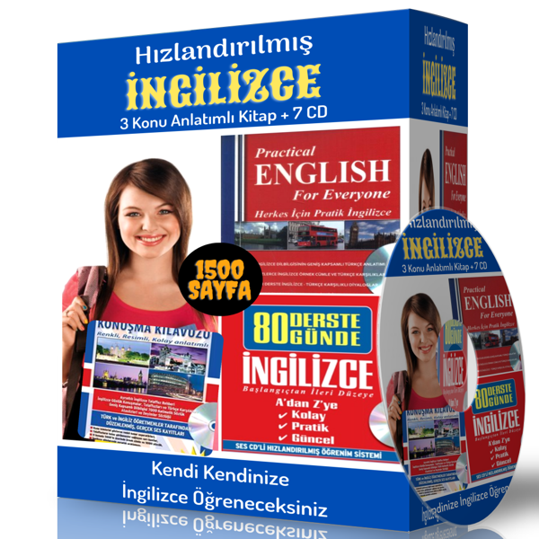 Hızlı İngilizce Öğreten Eğitim Seti - Enine Boyuna Eğitim - Enine Boyuna Eğitim - Image 1