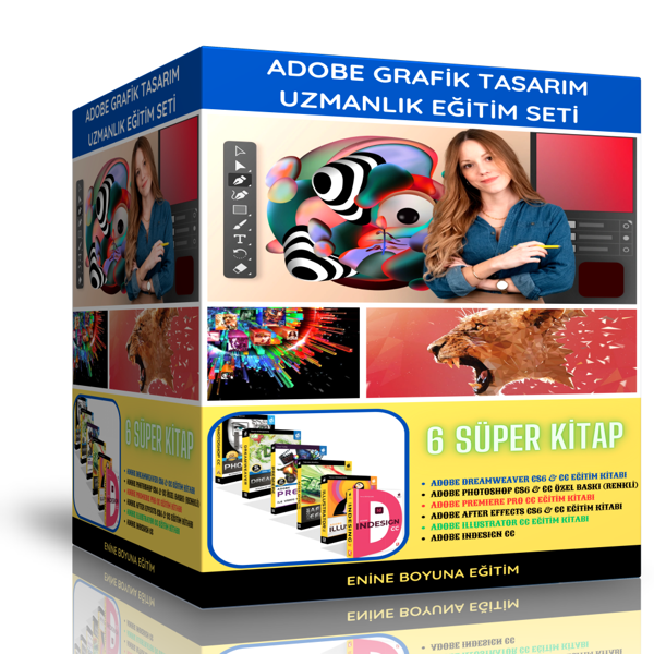 Adobe Grafik Tasarım Uzmanlık Eğitim Seti - Enine Boyuna Eğitim - Enine Boyuna Eğitim - Image 1