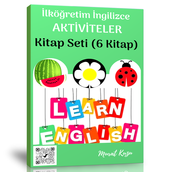 İlköğretim İngilizce Aktiviteler Kitap Seti (6 Kitap) - Enine Boyuna Eğitim - Enine Boyuna Eğitim - Image 1