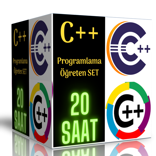 C++ Programlama Görüntülü Usb Eğitim Seti (20 Saat Özel Anlatım) - Enine Boyuna Eğitim - Enine Boyuna Eğitim - Image 1