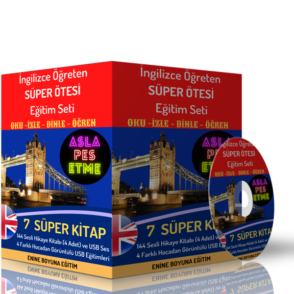 İngilizce Öğreten Süper Ötesi Eğitim Seti - Enine Boyuna Eğitim - Enine Boyuna Eğitim - Image 1