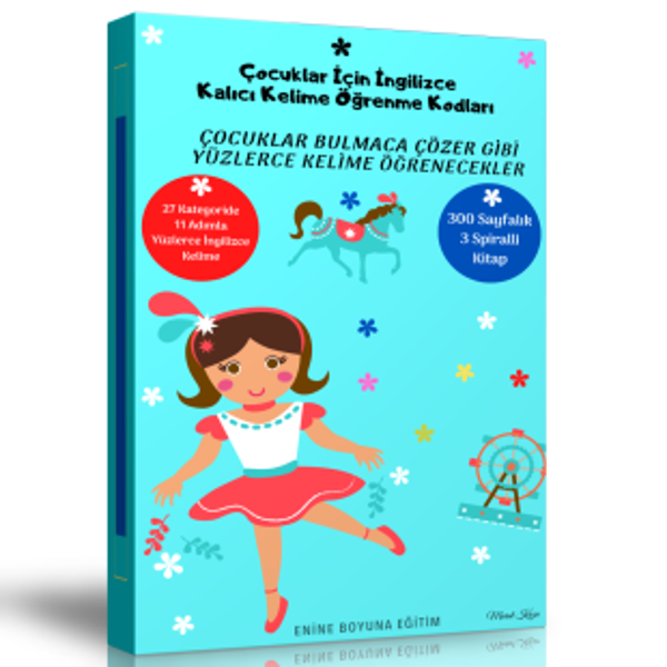Çocuklar İçin İngilizce Kalıcı Kelime Öğrenme Kodları - Enine Boyuna Eğitim - Enine Boyuna Eğitim - Image 1