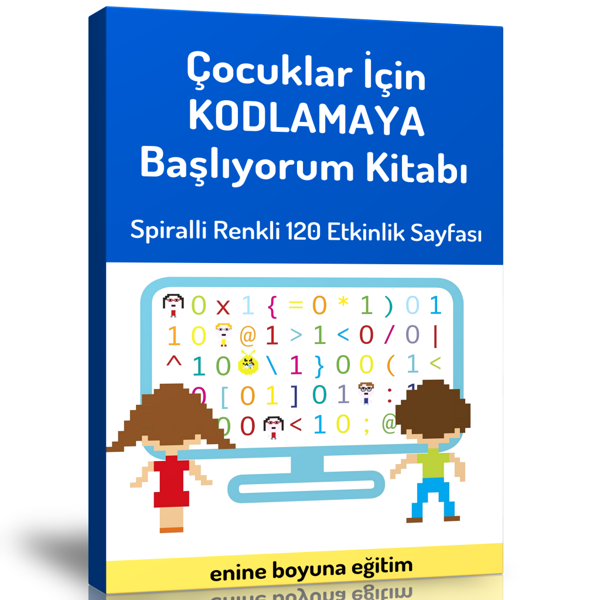 Çocuklar İçin Kodlamaya Başlıyorum Kitabı - Enine Boyuna Eğitim - Enine Boyuna Eğitim - Image 1