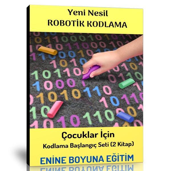 Çocuklar İçin Robotik Kodlama Başlangıç Seti (2 Kitap) - Enine Boyuna Eğitim - Enine Boyuna Eğitim - Image 1