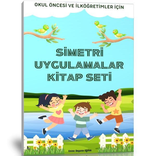 Çocuklar İçin Simetri Uygulamaları Kitap Seti - Enine Boyuna Eğitim - Enine Boyuna Eğitim - Image 1