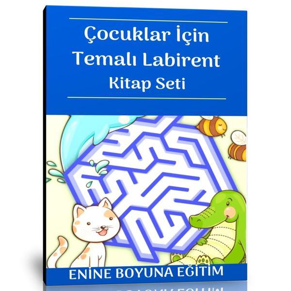 Çocuklar İçin Temalı Labirent Kitap Seti (2 Kitap) - Enine Boyuna Eğitim - Enine Boyuna Eğitim - Image 1
