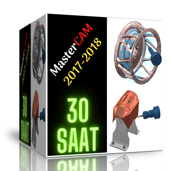 Mastercam 2017-2018 Görüntülü Eğitim Seti (Usb Eğitim Seti) - Enine Boyuna Eğitim - Enine Boyuna Eğitim - Image 1