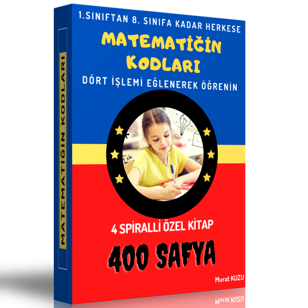 Matematiğin Kodları (4 Spiralli Özel Kitap) - Enine Boyuna Eğitim - Enine Boyuna Eğitim - Image 1