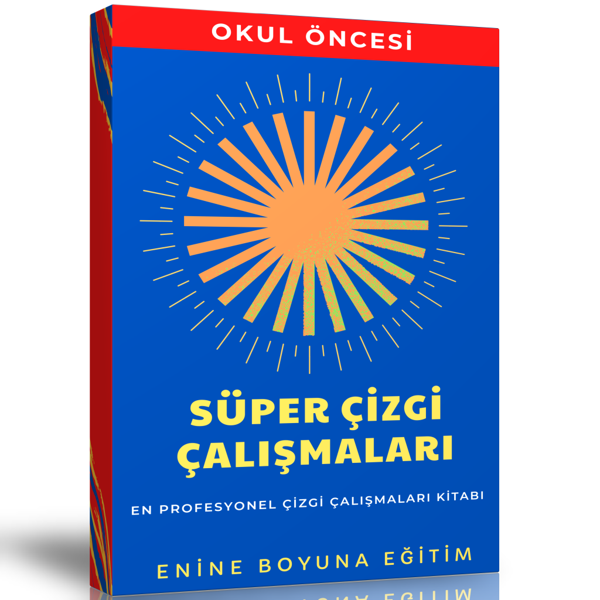 Okul Öncesi Süper Çizgi Çalışmaları Kitabı (Spiralli) - Enine Boyuna Eğitim - Enine Boyuna Eğitim - Image 1