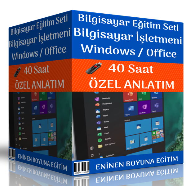 Enine Boyuna Bilgisayar Eğitim Seti (40 Saat Özel Anlatım) - Enine Boyuna Eğitim - Enine Boyuna Eğitim - Image 1