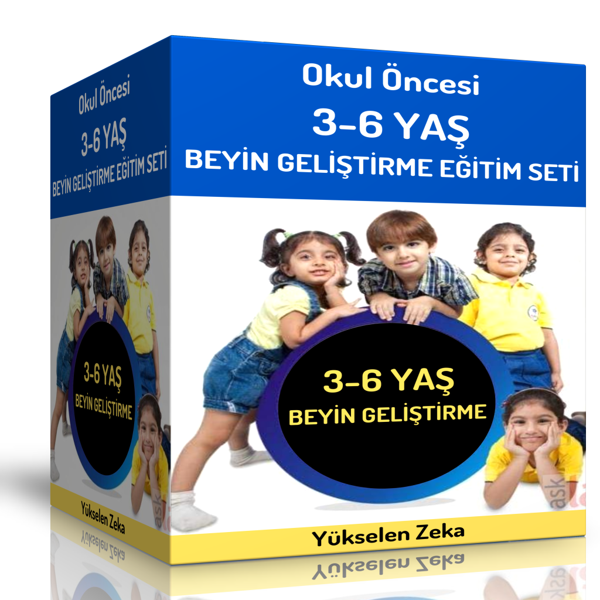 Okul Öncesi 3-6 Yaş Beyin Geliştirme Eğitim Seti - Enine Boyuna Eğitim - Enine Boyuna Eğitim - Image 1