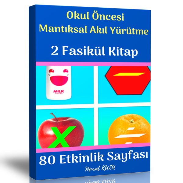 Okul Öncesi Akıl Yürütme Eğitim Seti (2 Fasikül) - Enine Boyuna Eğitim - Enine Boyuna Eğitim - Image 1