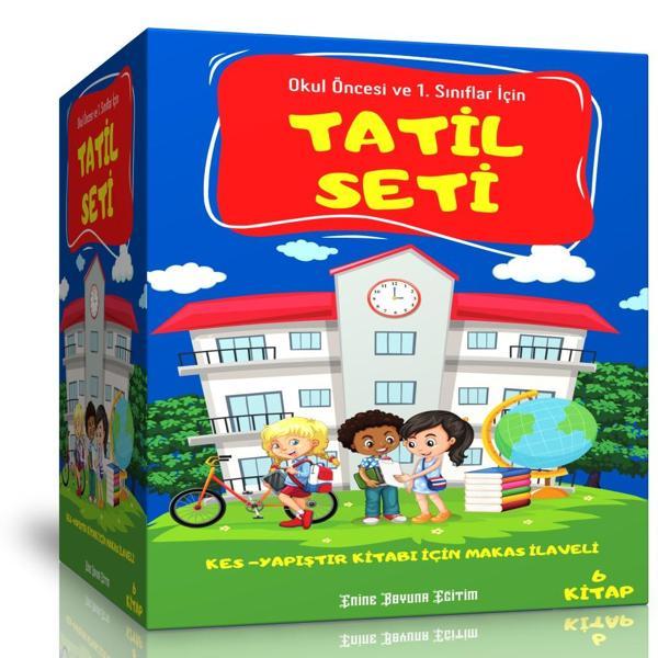 Okul Öncesi Ve 1. Sınıflar İçin Tatil Seti (6 Kitap) - Enine Boyuna Eğitim - Enine Boyuna Eğitim - Image 1