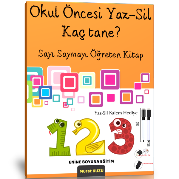 Okul Öncesi Yaz-Sil Kaç Tane? - Enine Boyuna Eğitim - Enine Boyuna Eğitim - Image 1