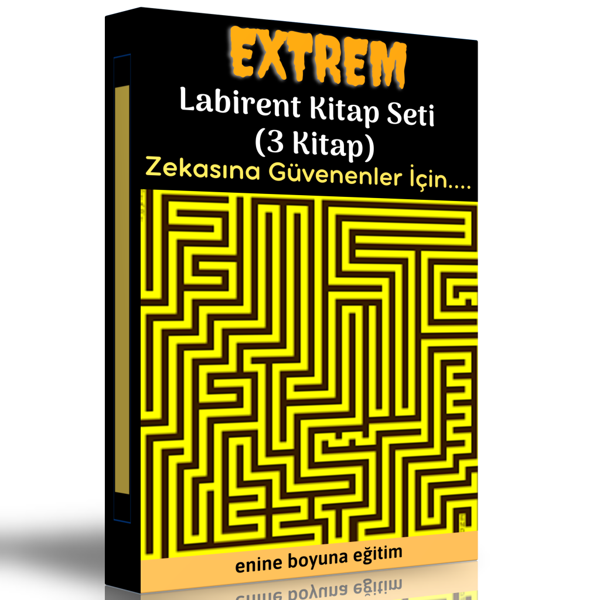 Extrem Labirent Kitap Seti (3 Fasikül Kitap) - Enine Boyuna Eğitim - Enine Boyuna Eğitim - Image 1