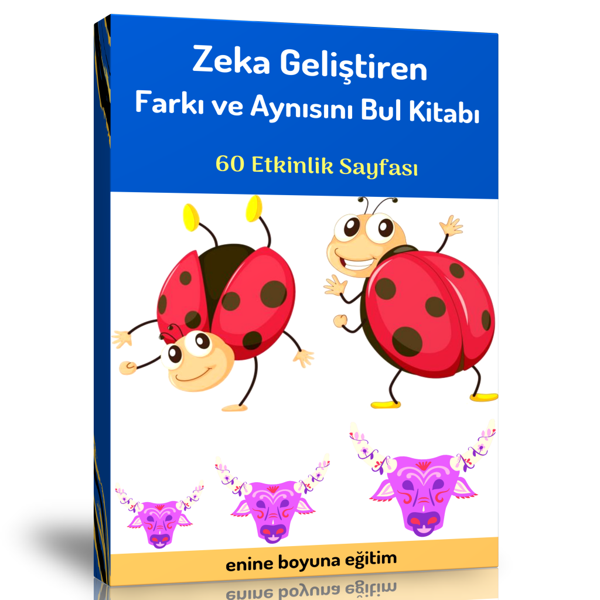 Okul Öncesi Zeka Geliştiren Farkı Ve Aynısını Bul Kitabı - Enine Boyuna Eğitim - Enine Boyuna Eğitim - Image 1