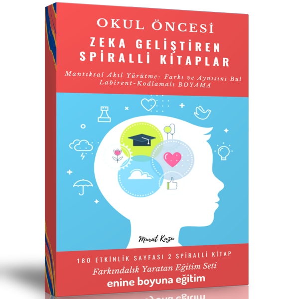 Okul Öncesi Zeka Geliştiren Kitap Seti - Enine Boyuna Eğitim - Enine Boyuna Eğitim - Image 1