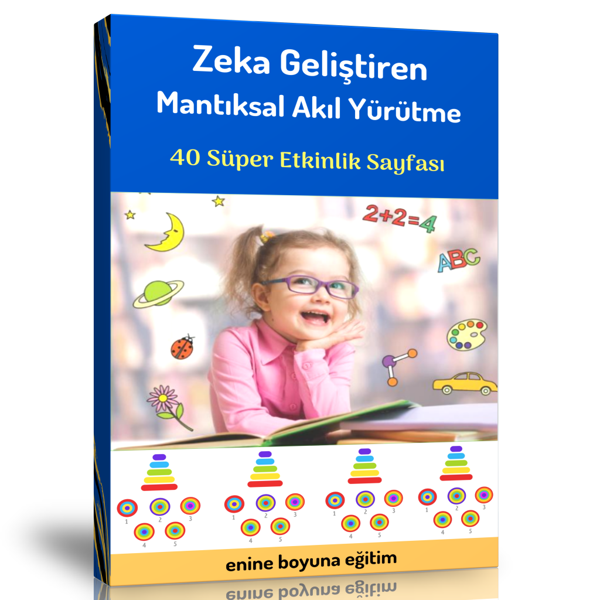 Okul Öncesi Zeka Geliştiren Mantıksal Akıl Yürütme Kitabı - Enine Boyuna Eğitim - Enine Boyuna Eğitim - Image 1