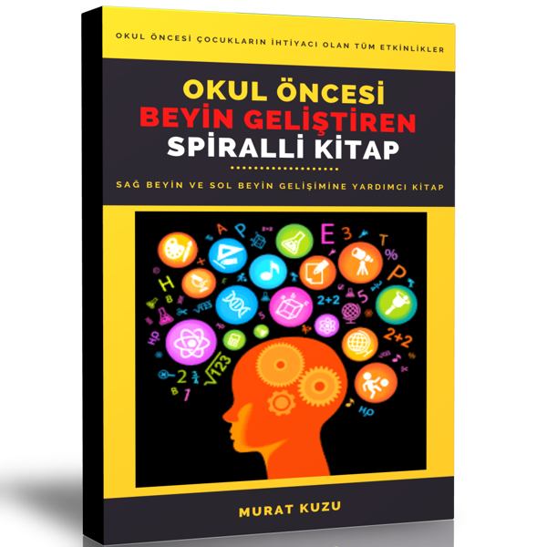 Okul Öncesi Beyin Geliştiren Spiralli Kitap - Enine Boyuna Eğitim - Enine Boyuna Eğitim - Image 1