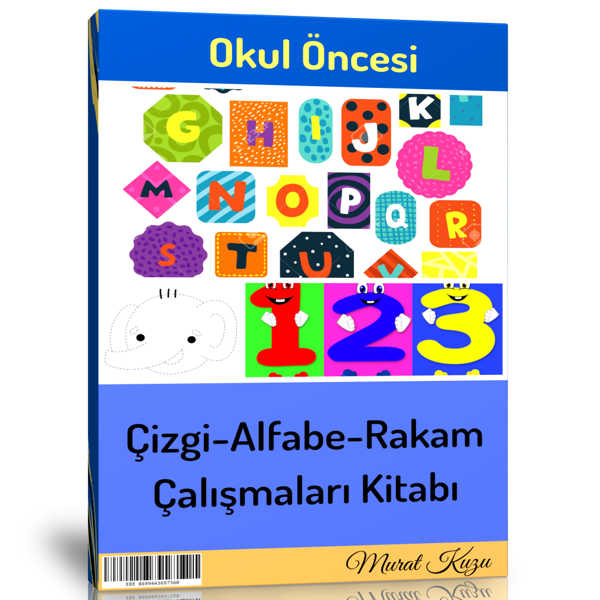 Okul Öncesi Çizgi-Alfabe-Rakam Çalışmaları Kitabı - Enine Boyuna Eğitim - Enine Boyuna Eğitim - Image 1