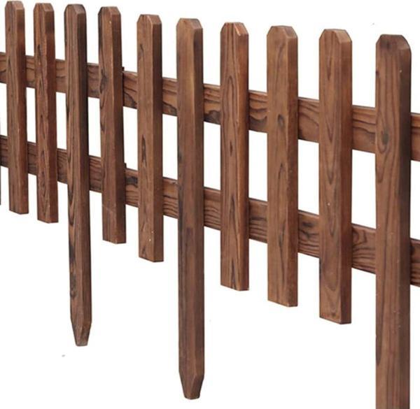 İahşap 100x40 Cm Bahçe Çiti, Çim Çiçek Bahçesi Ahşap Çiti, Peyzaj Yolu Çiti, Ahşap Bahçe Çiti - Image 1