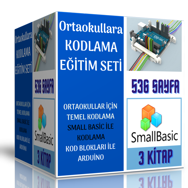 Ortaokullara Yönelik Kodlama Eğitim Seti (3 Kitap) - Enine Boyuna Eğitim - Enine Boyuna Eğitim - Image 1