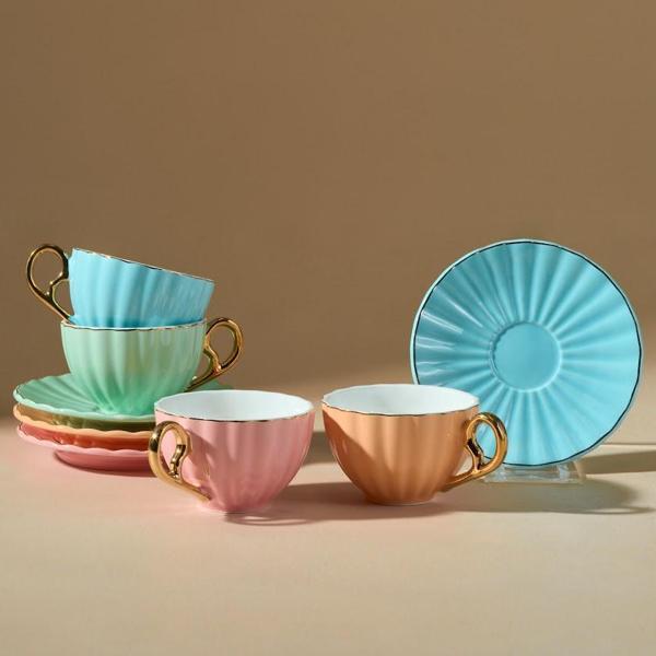 Karaca Golf 4 Kişilik Kahve Fincan Takımı 90 ml - Image 1