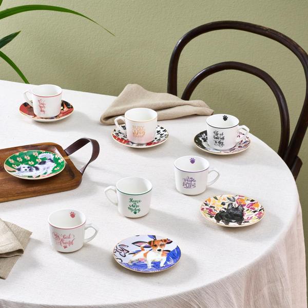 Karaca Perro 6 Kişilik Kahve Fincan Takımı 80 ml - Image 1