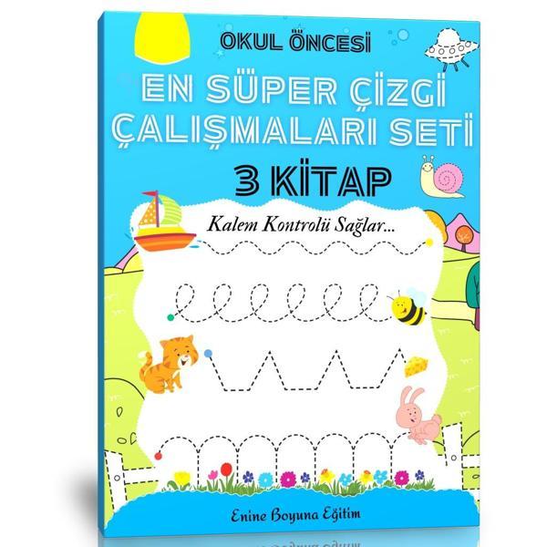 Okul Öncesi En Süper Çizgi Çalışmaları Seti - Enine Boyuna Eğitim - Enine Boyuna Eğitim - Image 1