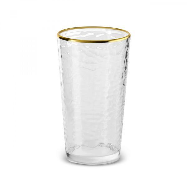 Karaca Akroma Transparent Meşrubat Bardağı 590 Ml Gold - Image 1
