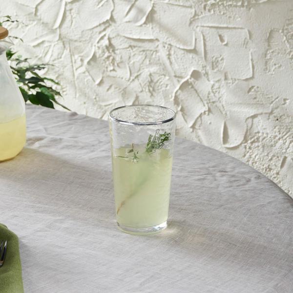 Karaca Akroma Transparent Meşrubat Bardağı 590 Ml Platin - Image 1