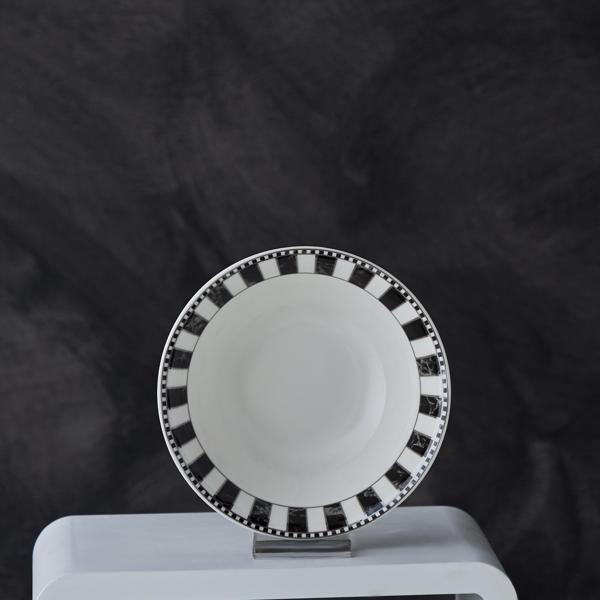 Karaca Damalı Porselen Salata Kasesi 14 cm - Image 1