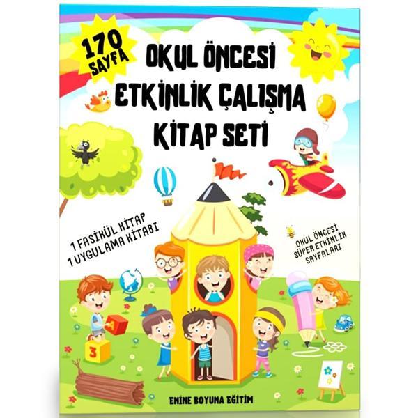 Okul Öncesi Etkinlik Çalışma Kitap Seti (2 Kitap) - Enine Boyuna Eğitim - Enine Boyuna Eğitim - Image 1