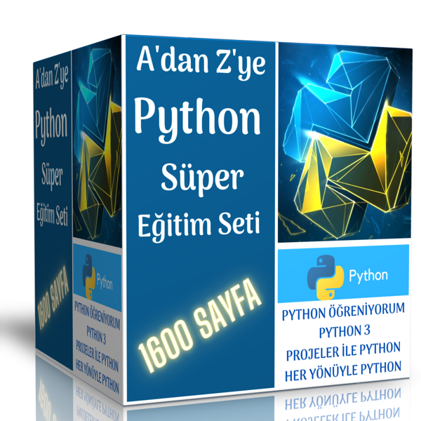 Python Öğreten Süper Eğitim Seti (4 Süper Kitap) - Enine Boyuna Eğitim - Enine Boyuna Eğitim - Image 1