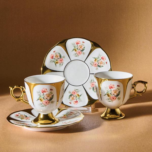 Karaca Söke 2 Kişilik Kahve Fincan Takımı 90 ml - Image 1