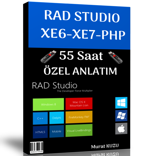 Rad Studio Görüntülü Eğitim Seti (55 Saat Özel Anlatım) - Enine Boyuna Eğitim - Enine Boyuna Eğitim - Image 1