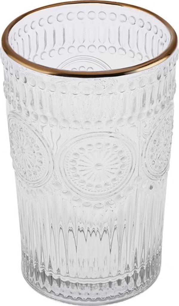 Karaca Sunflower 6'lı Meşrubat Bardağı Gold 332 Ml - Image 1