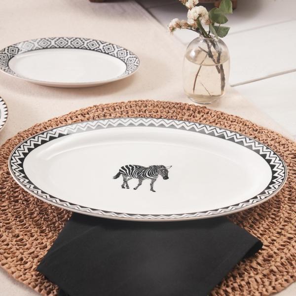 Karaca Silk Road Kayık Tabak 31 cm - Image 1