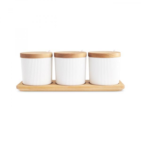 Karaca Massimo 3'lü Ahşap Standlı Baharat Takımı - Image 1