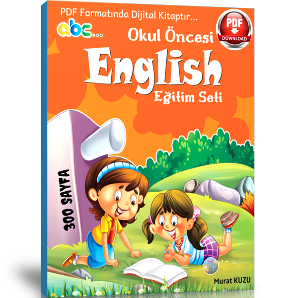 Okul Öncesi İngilizce Eğitim Seti (Pdf Kitap) - Enine Boyuna Eğitim - Enine Boyuna Eğitim - Image 1
