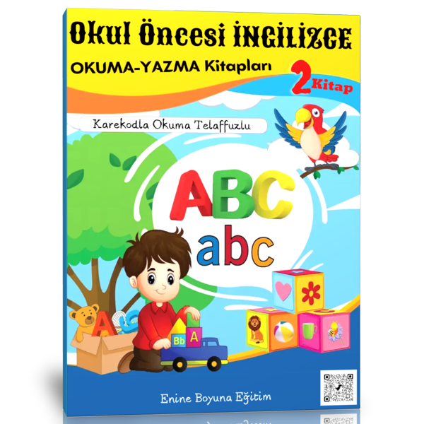Okul Öncesi İngilizce Okuma Yazma Seti (2 Fasikül Kitap) - Enine Boyuna Eğitim - Enine Boyuna Eğitim - Image 1