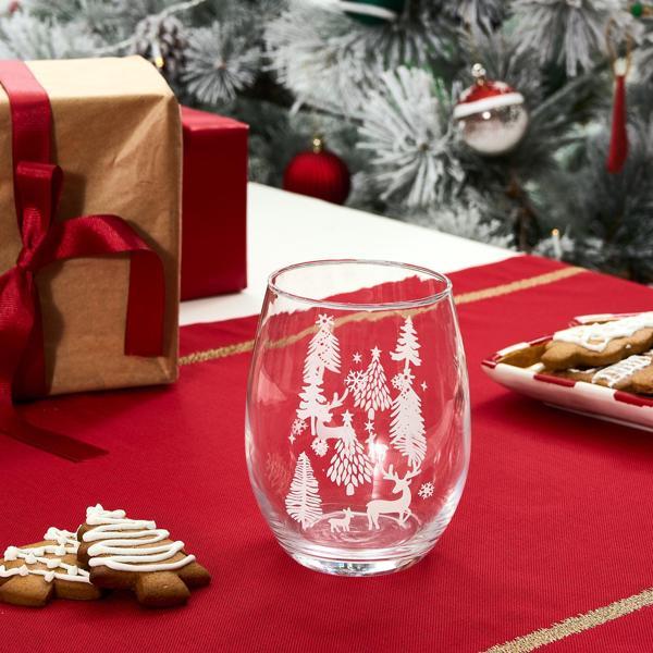 Karaca New Year Yılbaşı Noeltree Meşrubat Bardağı 590 Ml - Image 1