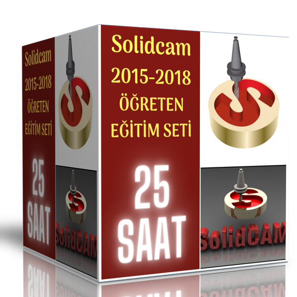 Solidcam Öğreten Görüntülü Eğitim Seti (25 Saat) - Enine Boyuna Eğitim - Enine Boyuna Eğitim - Image 1