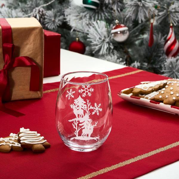 Karaca New Year Yılbaşı Snowflake Meşrubat Bardağı 590 Ml - Image 1