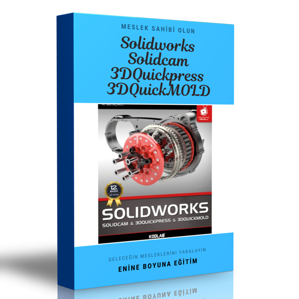 Solidworks & Solidcam & 3Dquickpress & 3Dquicmold Eğitim Seti - Enine Boyuna Eğitim - Enine Boyuna Eğitim - Image 1