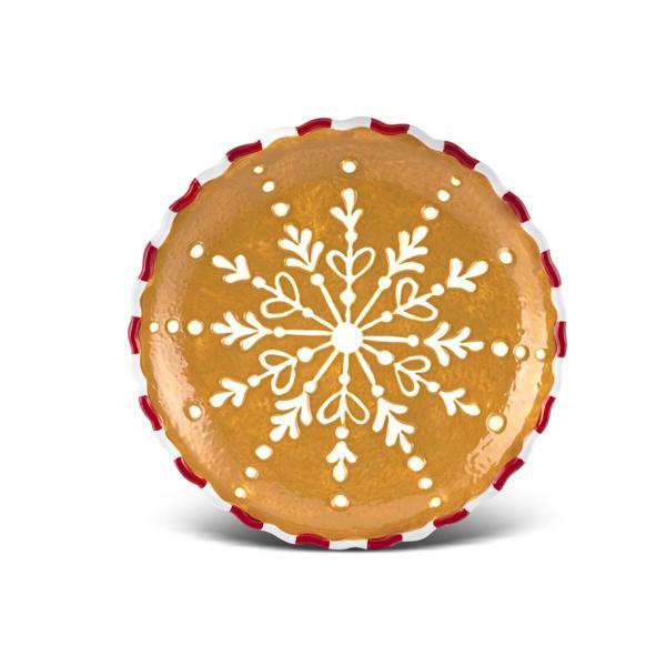 Karaca New Year Yılbaşı Gingerbread Pasta Tabağı 20 Cm - Image 1