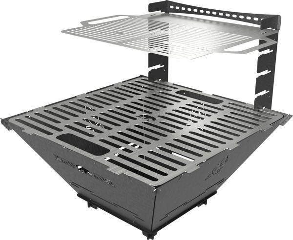 Kamp Ayısı® FireNest™: Grand 3mm Karbon Çelik Ateş Çukuru & Mangal | Su Geçirmez Özel Çantalı - Image 1