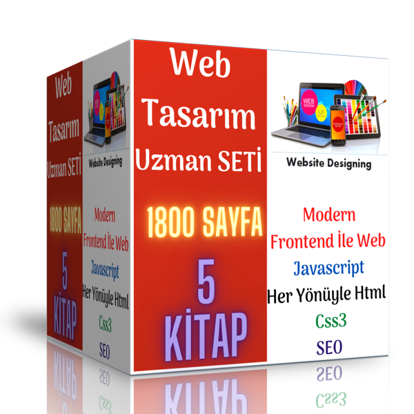Web Tasarım Uzman Seti (Modern Web Tasarım Seti 5 Kitap) - Enine Boyuna Eğitim - Enine Boyuna Eğitim - Image 1