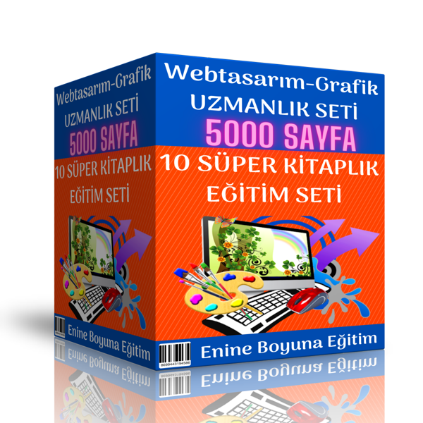 Web Tasarım-Grafik Uzmanlık Seti (10 Süper Kitap) - Enine Boyuna Eğitim - Enine Boyuna Eğitim - Image 1